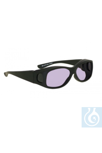 Sur-lunettes avec verres didymium, monture noir. Très confortable, convient pour la plupart des...
